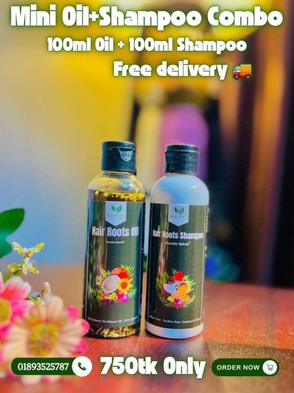 Mini Oil + Shampoo combo